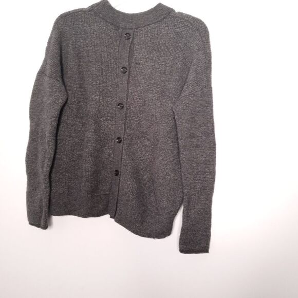 Point Sur J.Crew gray button back sweater size XS - Picture 9 of 11